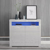 Sideboard Storage High Gloss Front Matt Body Cupboard Cabinet w/ LED Lights
