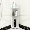 Corner Storage Rack 3 Tier White Shelving Unit Bathroom Stand Shelf Shower Caddy
