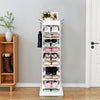 11 Tier Shoe Rack 360° Rotating Entryway Shoe Storage Shelf Organizer W/ 2 Hooks