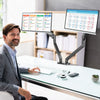 Dual Monitor Arm Mount Desk Stand for 13"-35" Screens up to 26.4 lbs Each