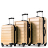 Set of 3 Large Cabin Suitcase Hard Shell Travel Trolley Hand Luggage 20 24 28 "
