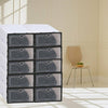 24PCS Plastic Flip Shoe Storage Box Organiser Transparent Stackable Foldable