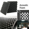 48Pcs Acoustic Panels Tiles Studio Sound Proofing Insulation Closed Cell Foam