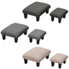 Fabric Padded Pouffe Footstool Living Room Bedroom Footrest Children Seat Stool