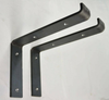 Rustic Flame Darkened Industrial Steel Metal Scaffold Board Shelf Brackets 225mm
