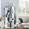 7-tier Bookcase Tree Shape Bookshelf Case Storage Display Display Unit Shelf