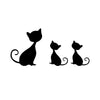 Walplus Cat Mirror Wall Stickers Art Living Room Home Decorations