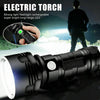 Rechargeable 120000 lumens P70 High Power LED Flashlight USB Torch + Battery UK