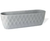 Trough Plant Pot Long Plastic Planter Indoor Decor Garden Window Herb Flower Box