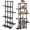 6 Tier Modern Bookshelf Storage Shelf Ladder Stand Bookcase Plant Display Unit