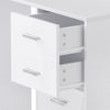 High Gloss 4 Drawer Vanity Dressing Table Computer Study Desk Furniture White
