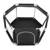 Baby Playpen 6 Sides with Round Zipper Door Play Pen for Toddlers