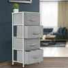 2/3/4/5 Drawer Fabric Cabinet of Drawer Cabinet Storage Unit Chest Table Bedside