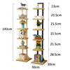6 Tier Ladder Shelf Storage Shelving Unit Plant Display Stand Bookcase Storage