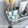 Shower Rack Shelf Bathroom Corner Storage Organiser Basket Suction Shelf Tidy UK