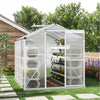 4mm Polycarbonate Panel Greenhouse Sheet Walk In Garden Greenhouses Cover Clear