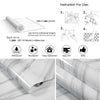 Wallpaper Marble / Wood Texture Sticker Cupboard Table Furniture Cover Adhesive