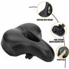 Dual Spring Bike Bicycle MTB Wide Big Bum Soft Extra Comfort Saddle Seat Pad UK