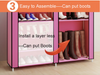 Shoes Rack Cabinet Stand Shoe Dust Proof Shelf Organiser Storage 6 Tier 36 Pairs