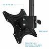 Tilt/Rotate/Swivel TV/Monitor Ceiling Bracket Mount Stand 23 26 32 39 40 42 Inch
