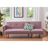 2 Seater Corner Sofa Bed Armchair Recliner Sofabed with Footstool Furniture