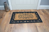 Ochre Brown Coir Door Mat Outside Inside Non Slip Entrance Rug Novelty Kitchen