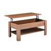 Wooden Coffee Table Lift-up Top with Storage Drawer Folding Desk Living Room New