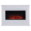 34 Inch Led Flame Electric Fire Heater Inset Stove Remote Control+ MDF Surround