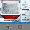 Counter Top Ice Maker Machine 20KG/24H Electric Ice Cube Makers with Scoop