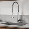 Modern Kitchen Mixer Tap Swivel Mono Lever Pull Out Hose Spray Chrome Sink Taps
