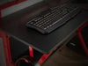 Virtuoso Black Gaming Computer Desk Table Red Headphones Holder