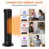 2000W Ceramic Tower Fan Heater Electric PTC Oscillating LED Display Timer Remote