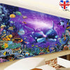 5D large DIY Diamond Painting Whale Wal Embroidery Full Drill Arts Craft Kits