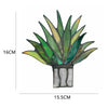 Suncatcher Stained Agave Plante Garden Home Bedroom Decor
