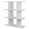 4 Tier White Wooden Bookcase Modern Display Bookshelf Shelves Storage Side Unit