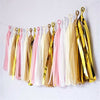 Tissue Paper Tassel Garland Bunting Confetti Paper Birthday Hanging Decorations