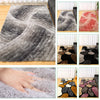 Modern Patterned Shaggy Rug Thick Soft Pile Non-Shed Bedroom Play Room Carpet UK