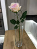 Best Artificial 45cm Single Rose Silk Flower Stem Wedding Home Arrangement New