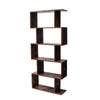 5 Tier Storage Shelf S-Shape Bookcase Display Shelving Unit Room Divider Rack UK
