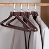 5PCS Industrial Vintage Suit Coat Hangers Wonder Wooden Hanger Closet Organise