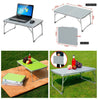 2FT Folding Camping Table Small Portable Laptop PC Bed Dining Desk Picnic Garden