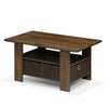 Furinno Andrey Coffee Table with Bin Drawer Living Room Furniture with Storage