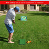 Golf Cornhole Game Set Pop Up Golf Chipping Net for Golf Swing Practice Mat UK