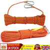 Heavy Duty Rock Climbing Rope Cord 20m 10mm Outdoor Safety Rescue Use Emergency
