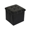 Folding Storage Ottoman Seat Stool Footstool Toy Storage Box Bedroom Living Room
