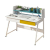 Computer Desk With Storage Drawers PC Laptop Office Desk Home Gaming Table Shelf