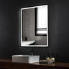 Modern Illuminated Bathroom Mirror With LED Light Demister Pad Touch Switch