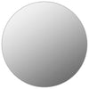 Frameless Round Wall Mounted Mirror Living Room Bathroom Hallway 60cm Glass Unit