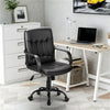 Faux Leather High Back Desk Swivel Chair For Home Office Adjustable Height Chair