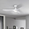 52Inch Ceiling Fan Dimmable LED Light 5 Speed with Timer Remote Control 3 Blades